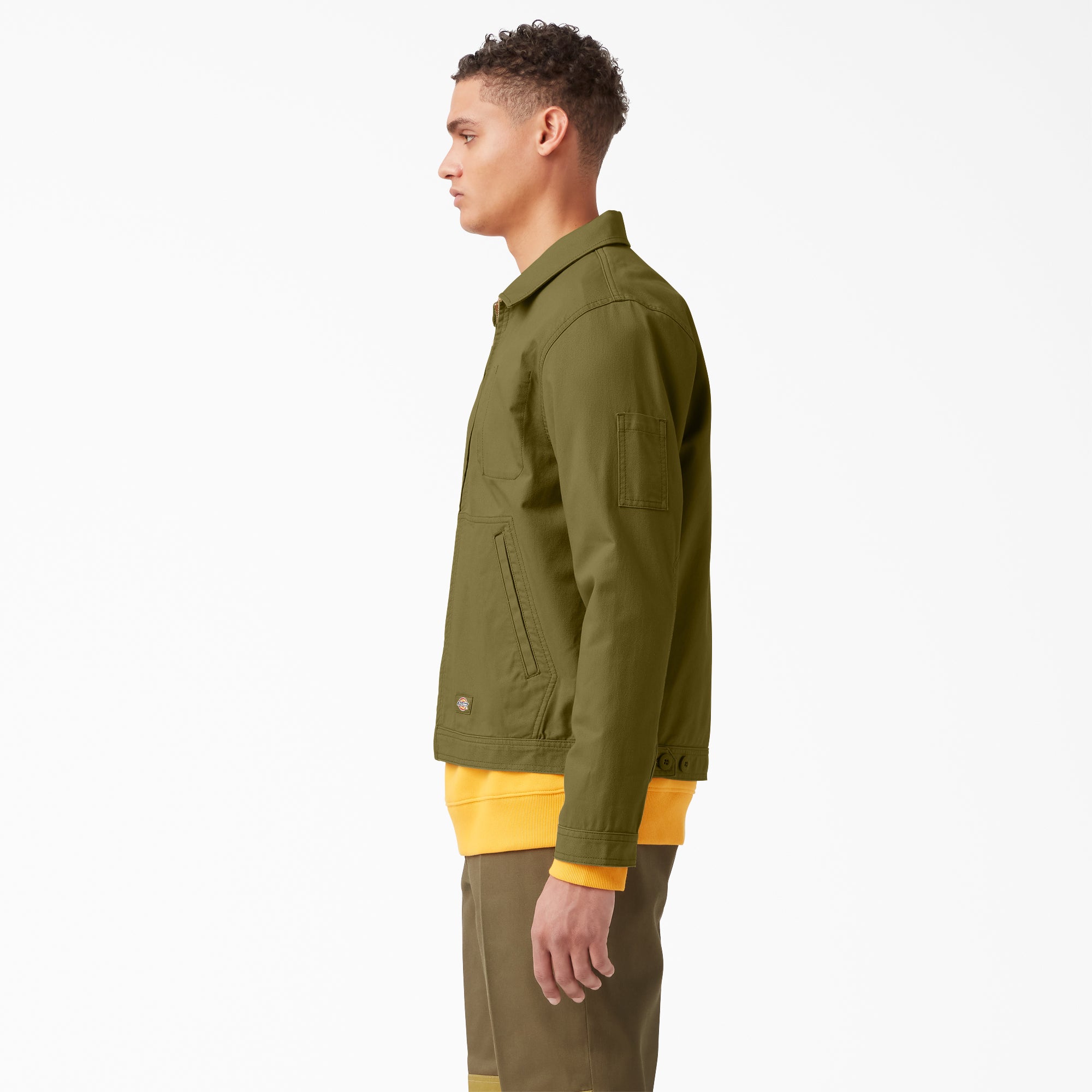 "Sustainably Washed Eisenhower Jacket"