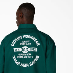 "Unlined Graphic Eisenhower Jacket"