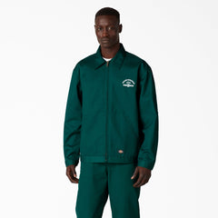 "Unlined Graphic Eisenhower Jacket"