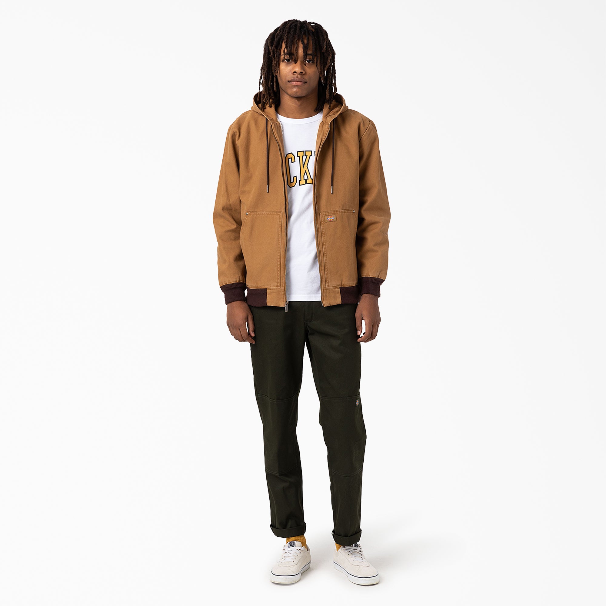 "Hooded Bomber Jacket"
