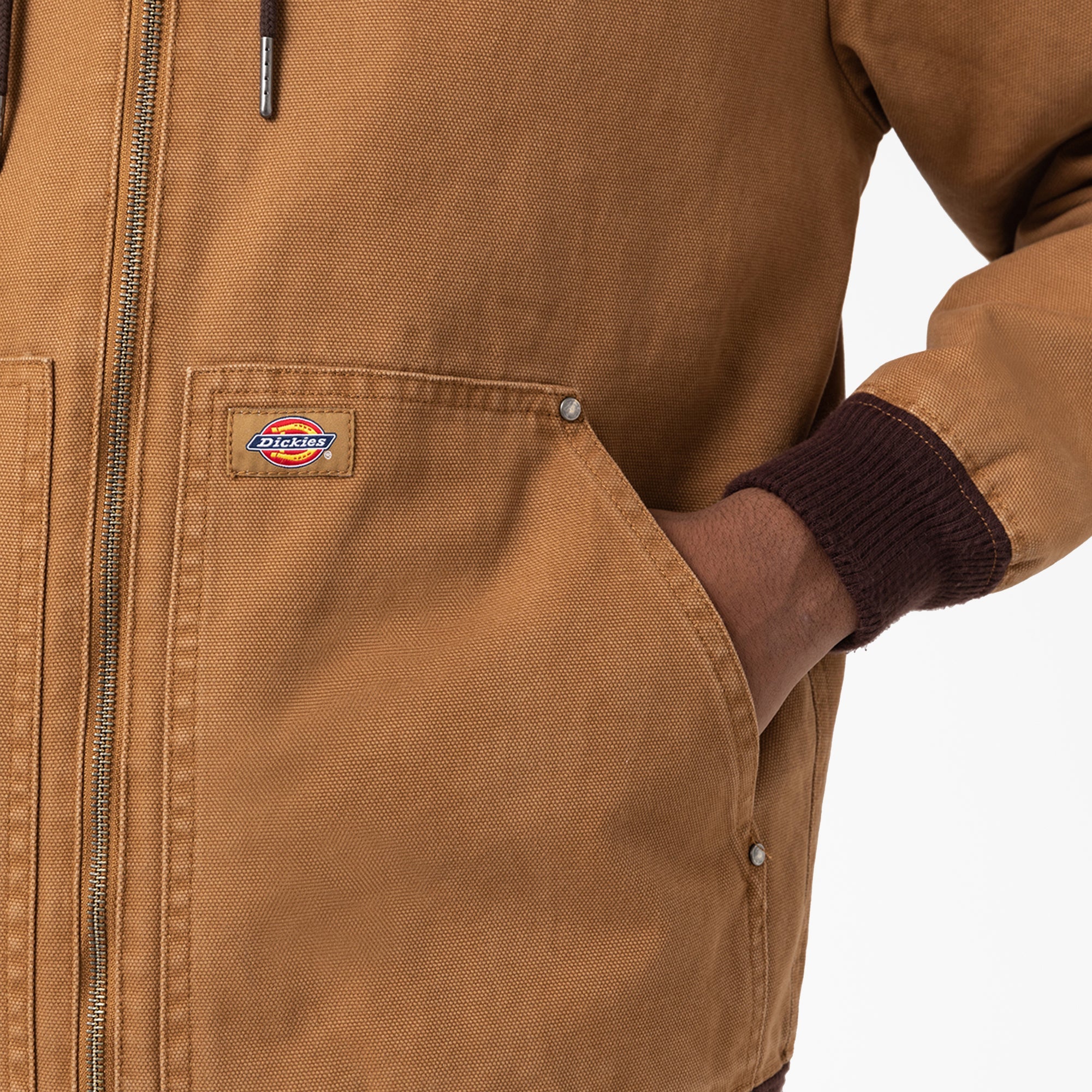 "Hooded Bomber Jacket"