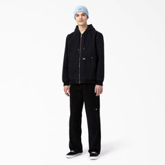 "Hooded Bomber Jacket"