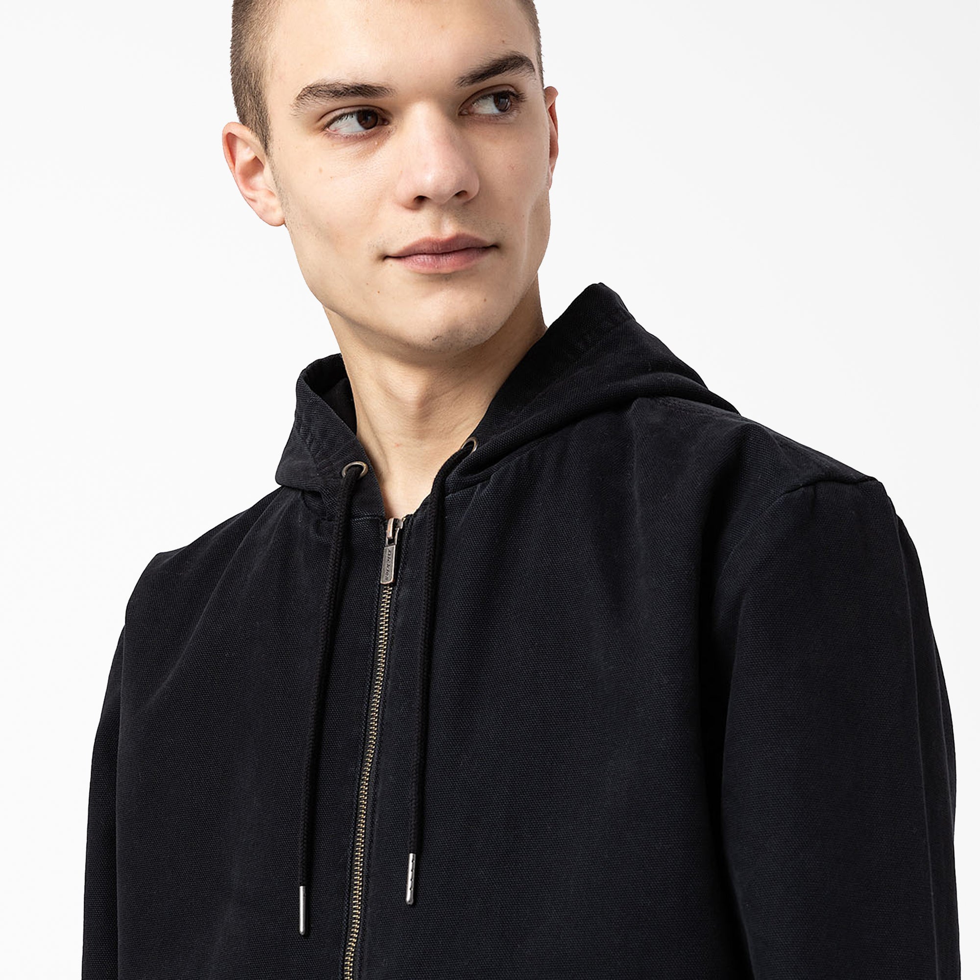 "Hooded Bomber Jacket"