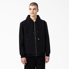 "Hooded Bomber Jacket"