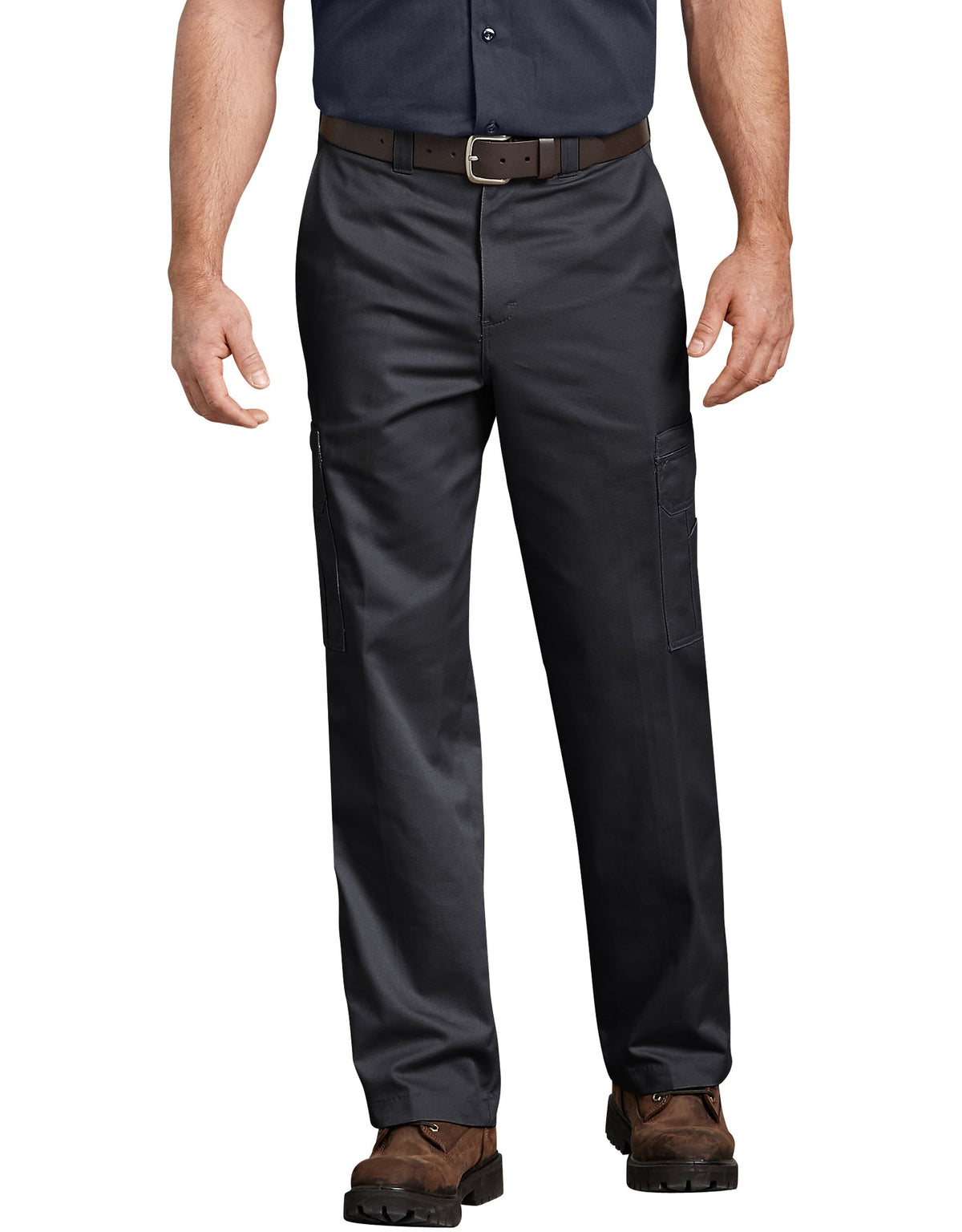 "Industrial Relaxed Fit Cotton Cargo Pants"