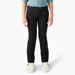 "Boys' FLEX Skinny Fit Double Knee Pants, 4-20"