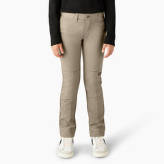 "Boys' FLEX Skinny Fit Double Knee Pants, 4-20"