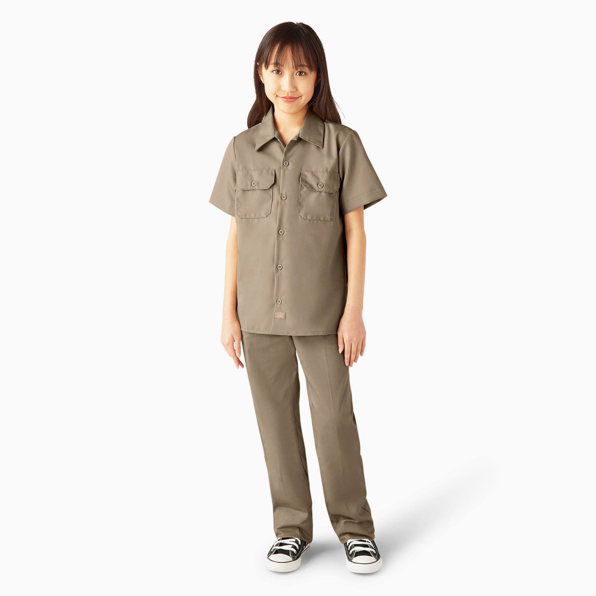 "Kids' Short Sleeve Work Shirt"