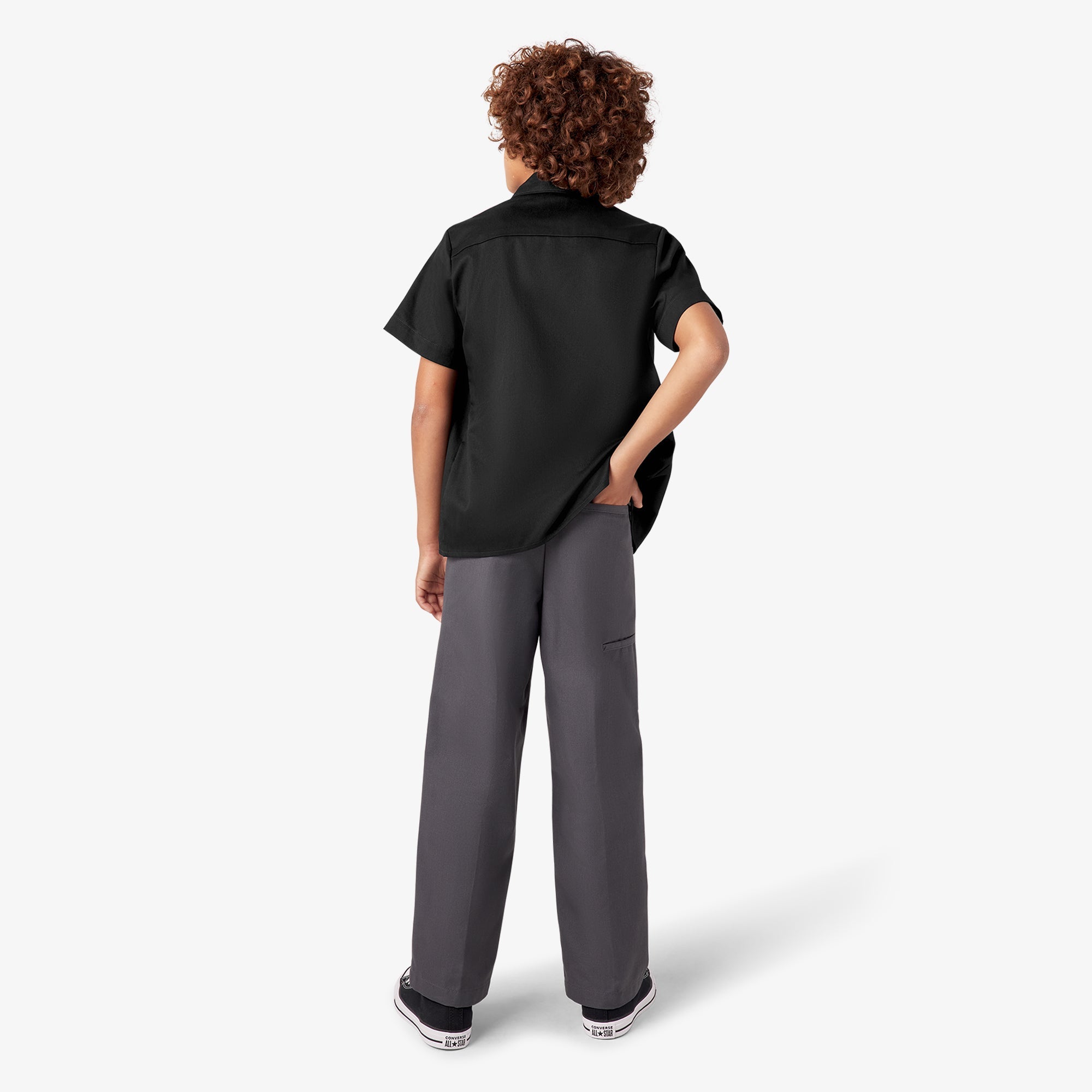 "Kids' Short Sleeve Work Shirt"