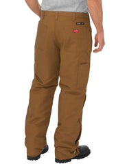 "Flame-Resistant Relaxed Fit Straight Leg Insulated Duck Pants"