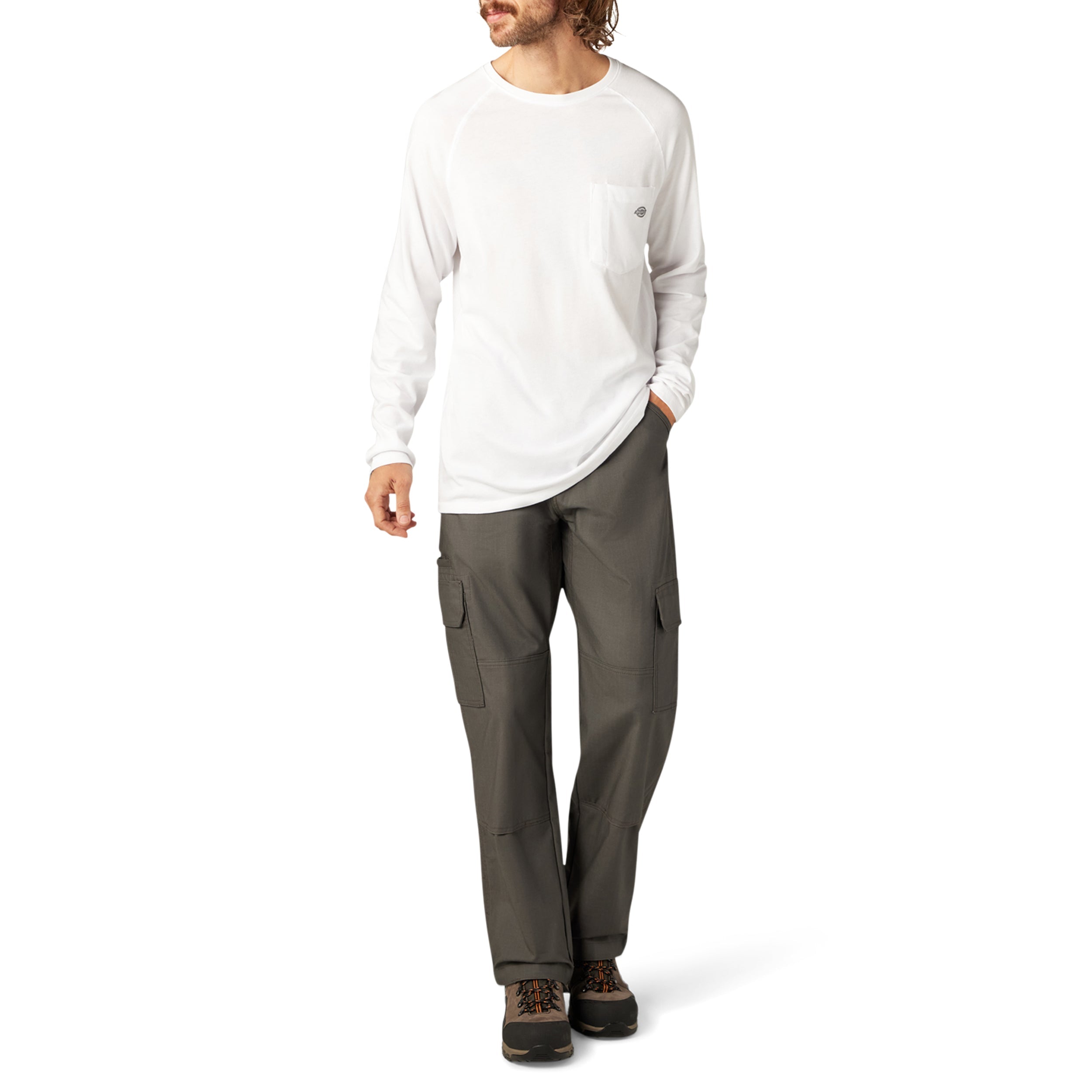 "Cooling Long Sleeve Pocket T-Shirt"
