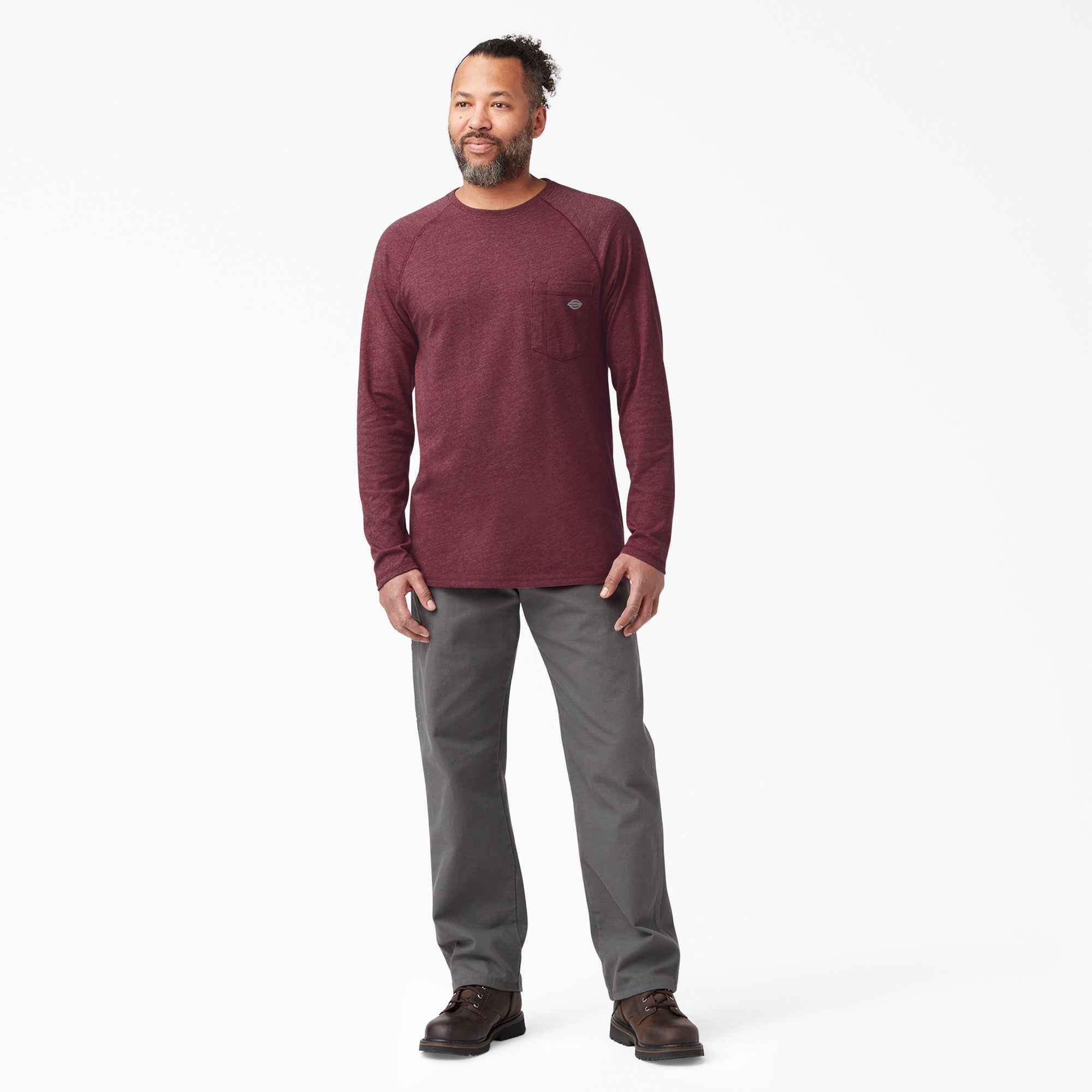 "Cooling Long Sleeve Pocket T-Shirt"