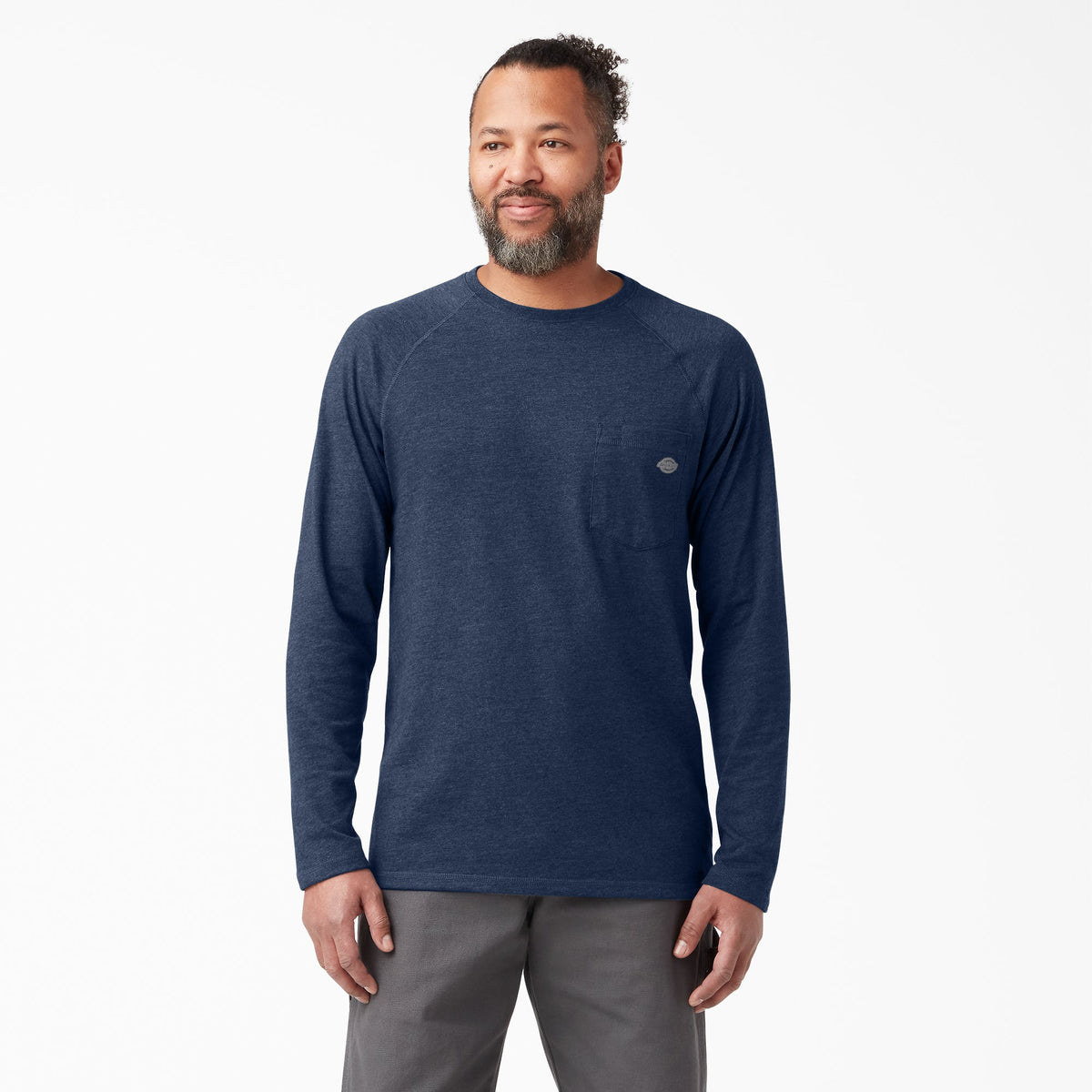 "Cooling Long Sleeve Pocket T-Shirt"