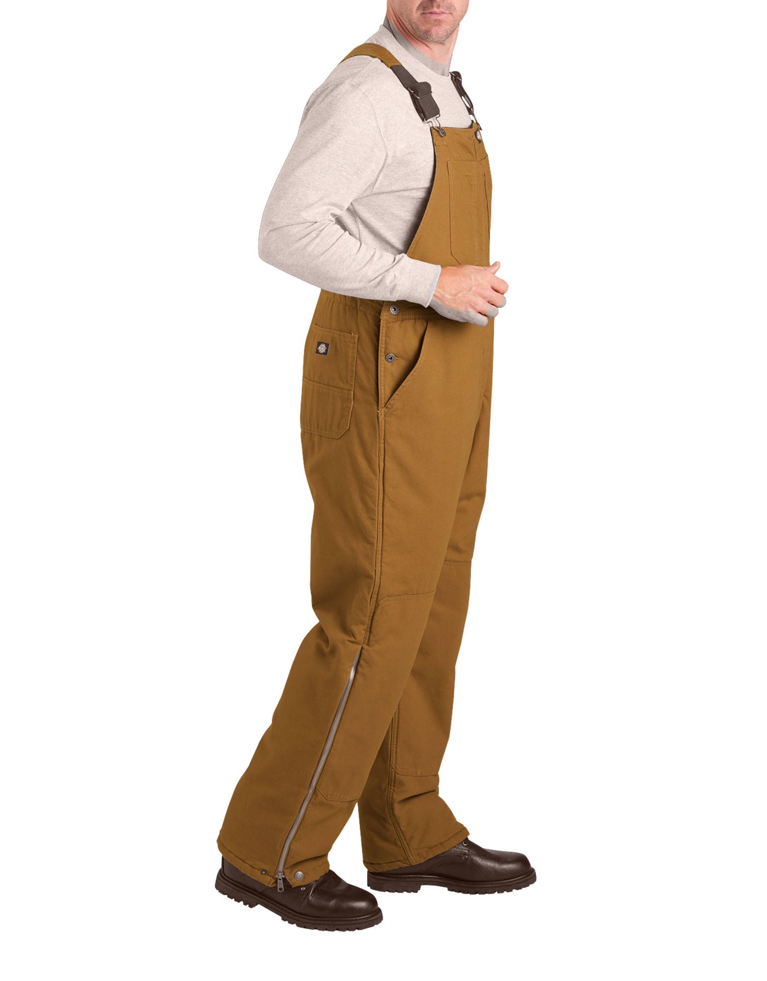 "Sanded Duck Insulated Bib Overalls"