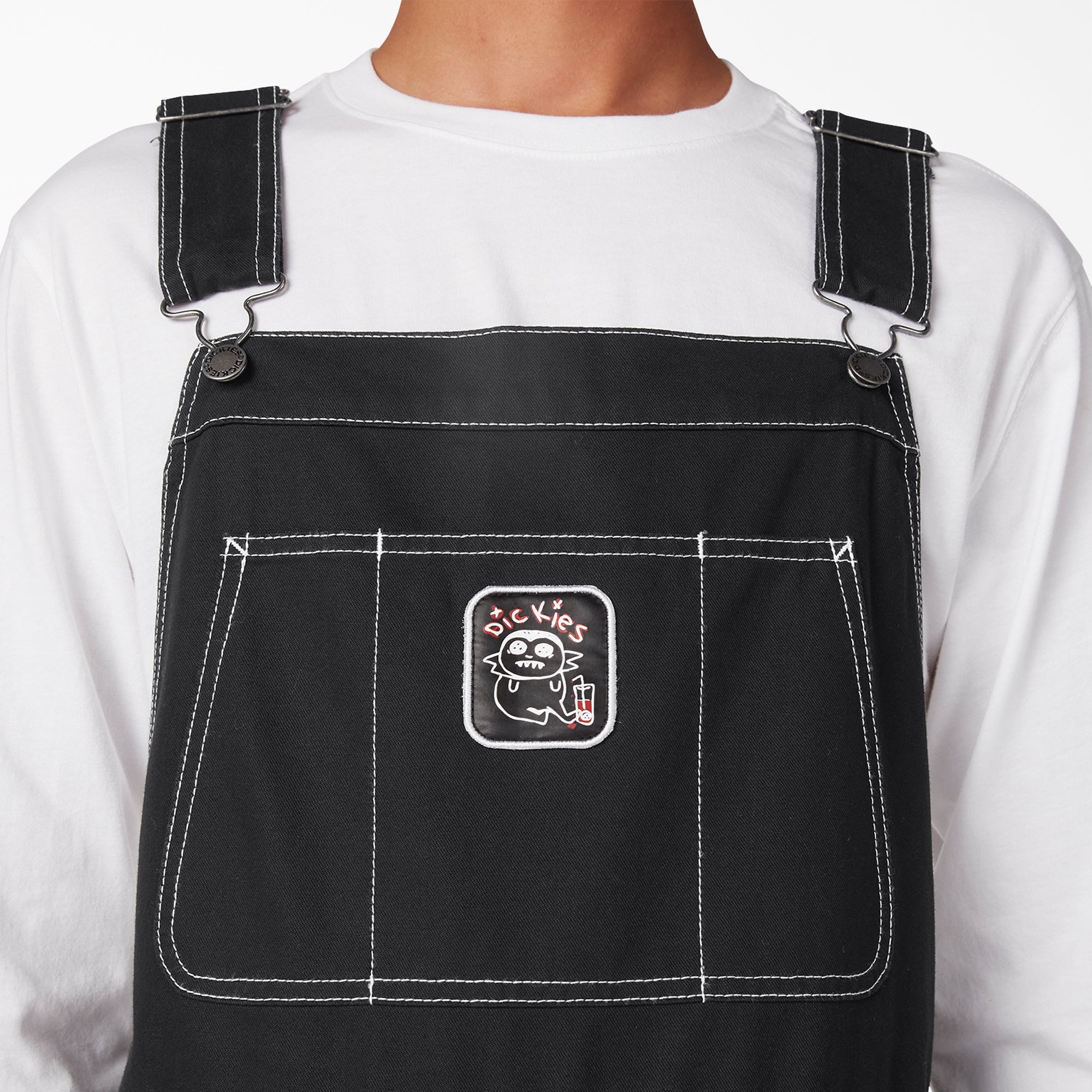 "Franky Villani Drunkula Bib Overalls"