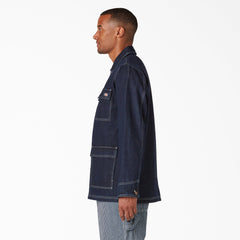 "Rinsed Denim Chore Coat"
