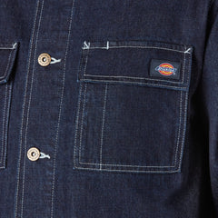 "Rinsed Denim Chore Coat"