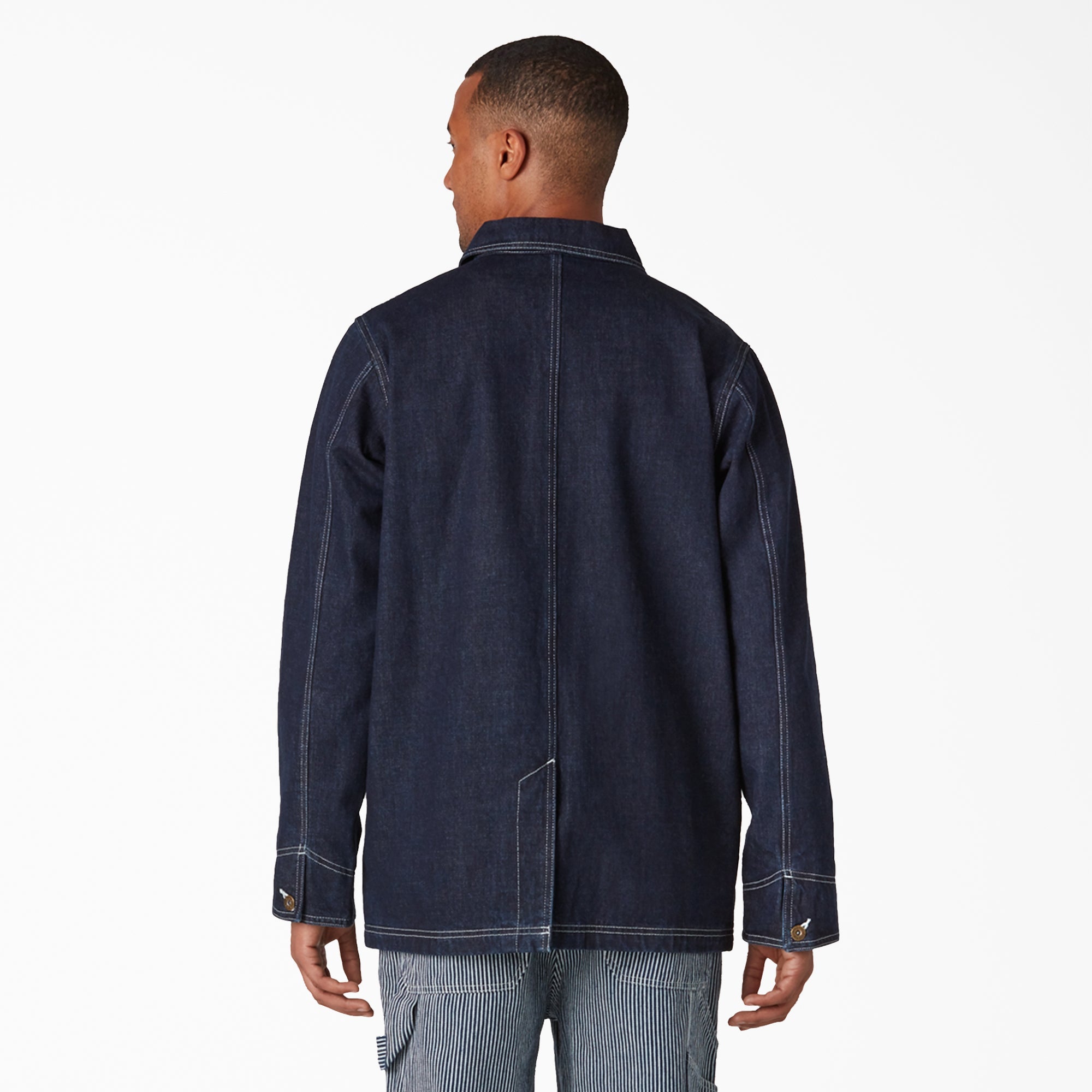 "Rinsed Denim Chore Coat"