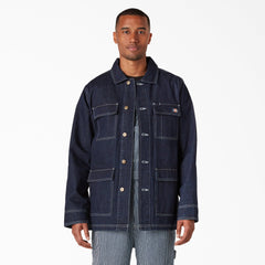 "Rinsed Denim Chore Coat"