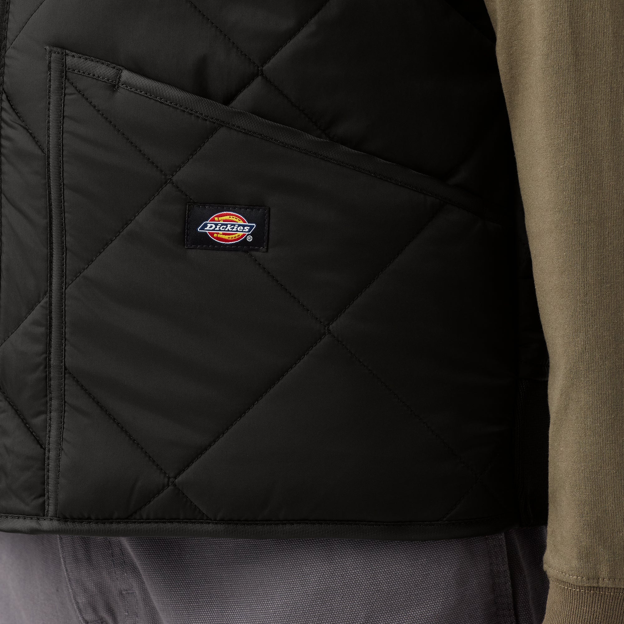 "Diamond Quilted Vest"
