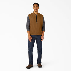 "High Pile Fleece Lined Duck Vest"