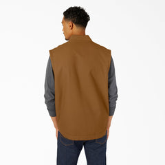 "High Pile Fleece Lined Duck Vest"