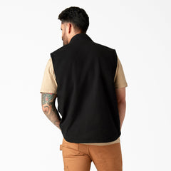 "Duck Canvas High Pile Fleece Lined Vest"