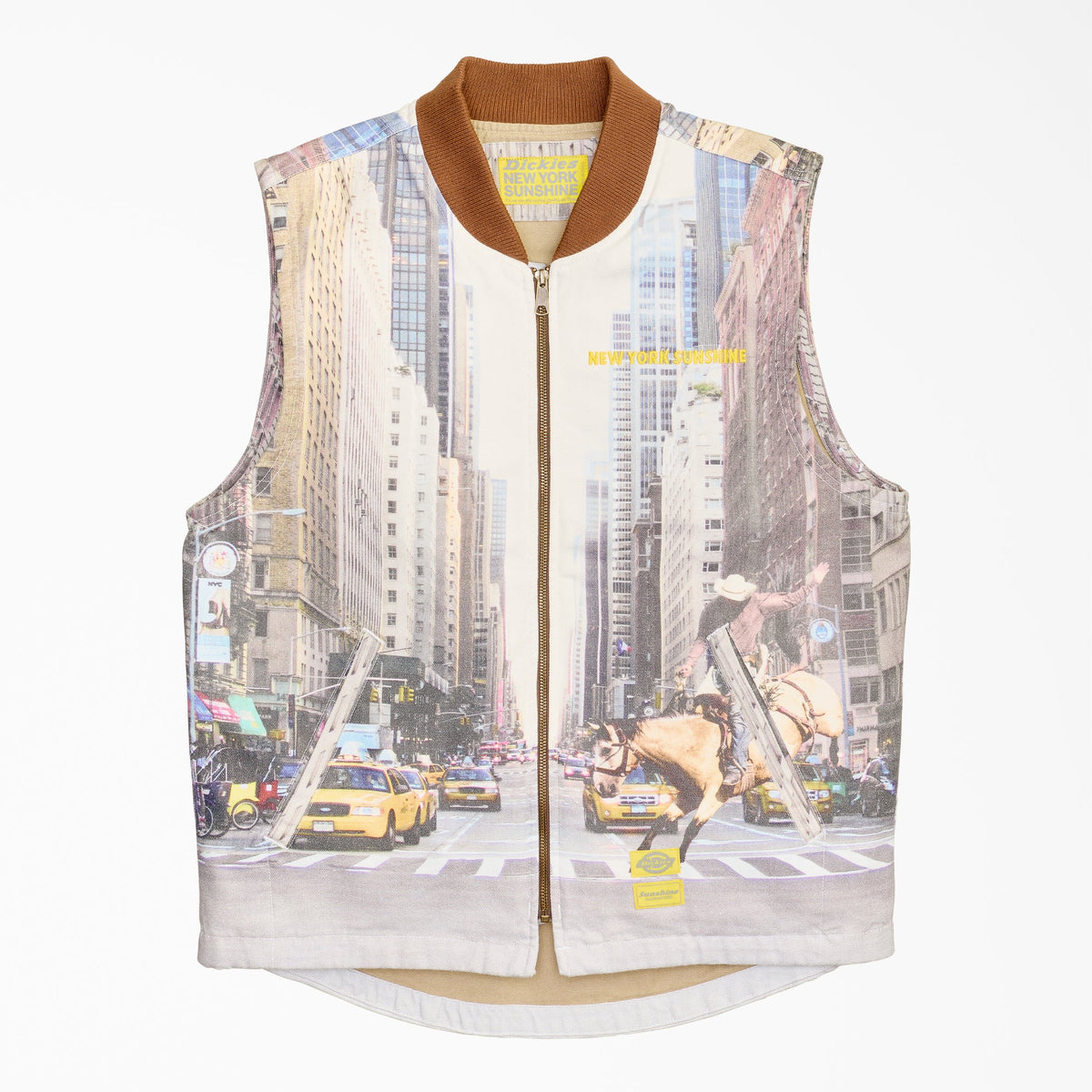 "New York Sunshine x Dickies City Cowboy Vest"
