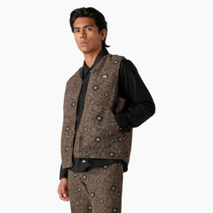 "Ellis Floral Print Reversible Vest"