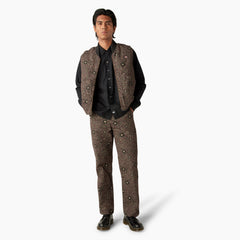 "Ellis Floral Print Reversible Vest"