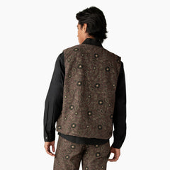 "Ellis Floral Print Reversible Vest"