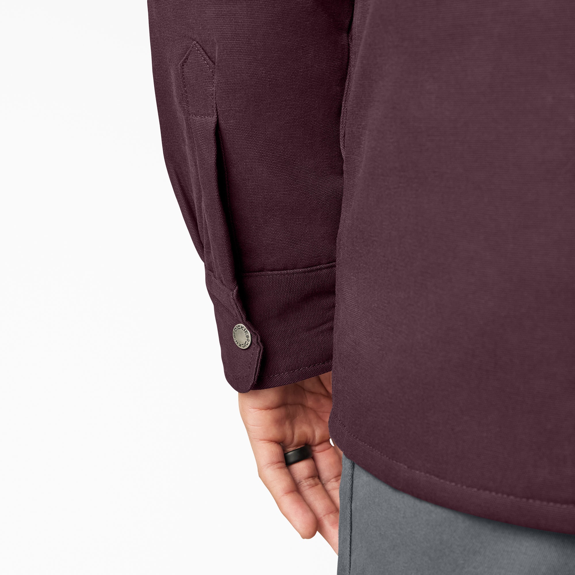 "Duck Hooded Shirt Jacket"