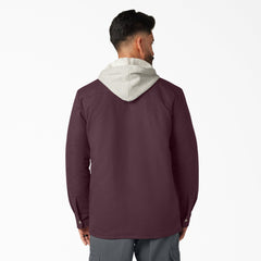 "Duck Hooded Shirt Jacket"