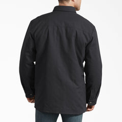 "Plaid Lined Shirt Jacket"
