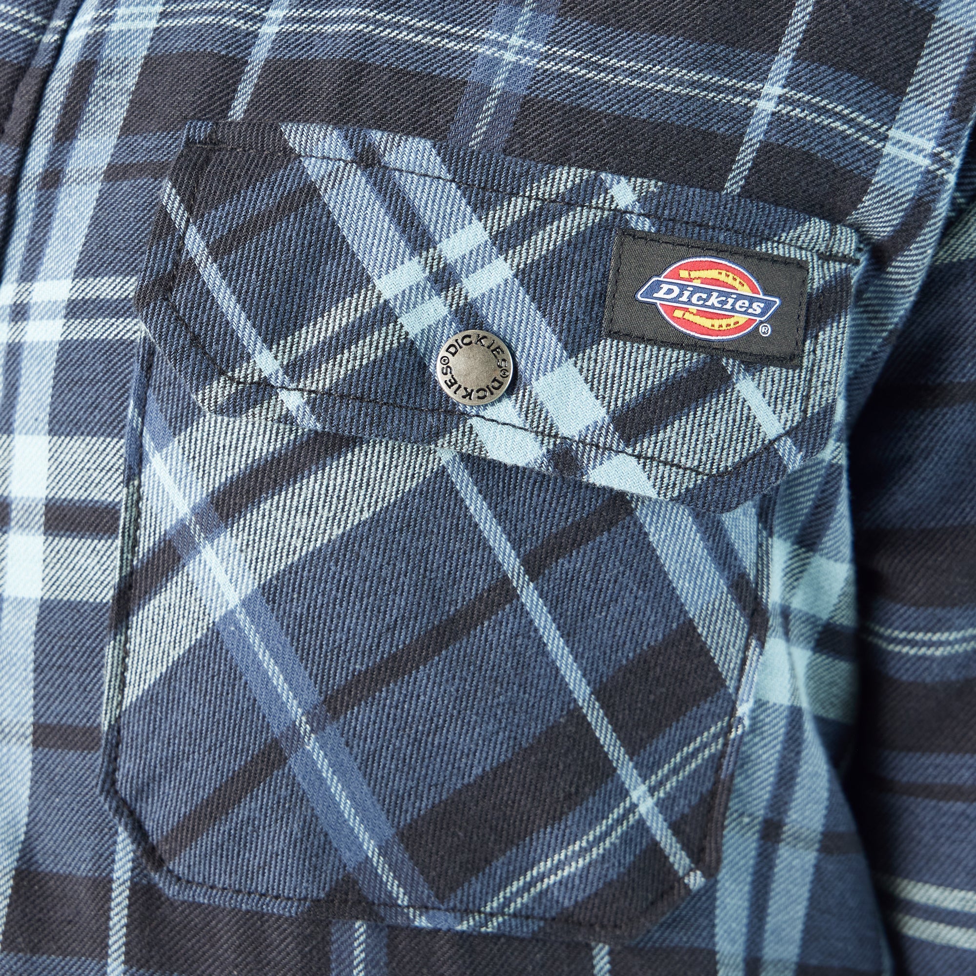 "Water Repellent Fleece-Lined Flannel Shirt Jacket"