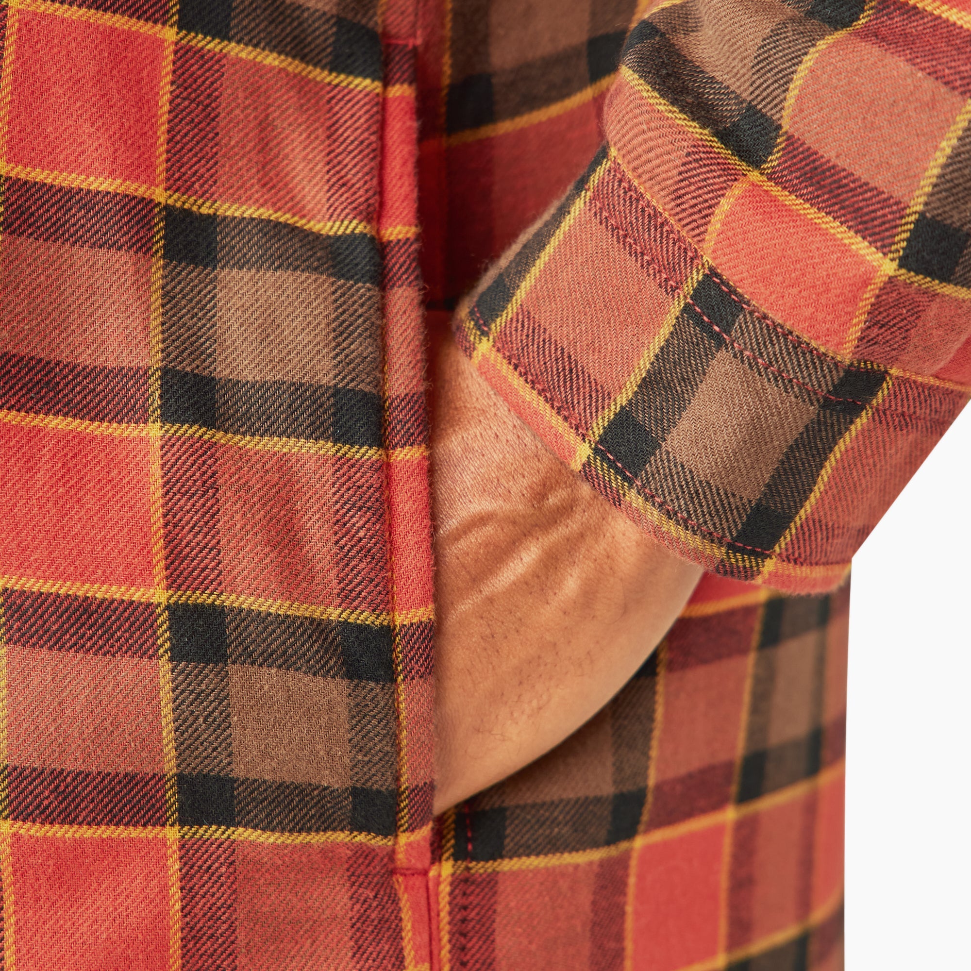 "Water Repellent Flannel Hooded Shirt Jacket"