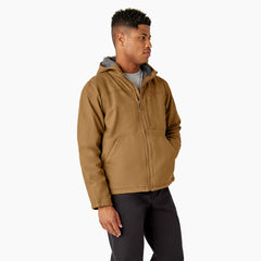 "Duck Canvas High Pile Fleece Lined Jacket"