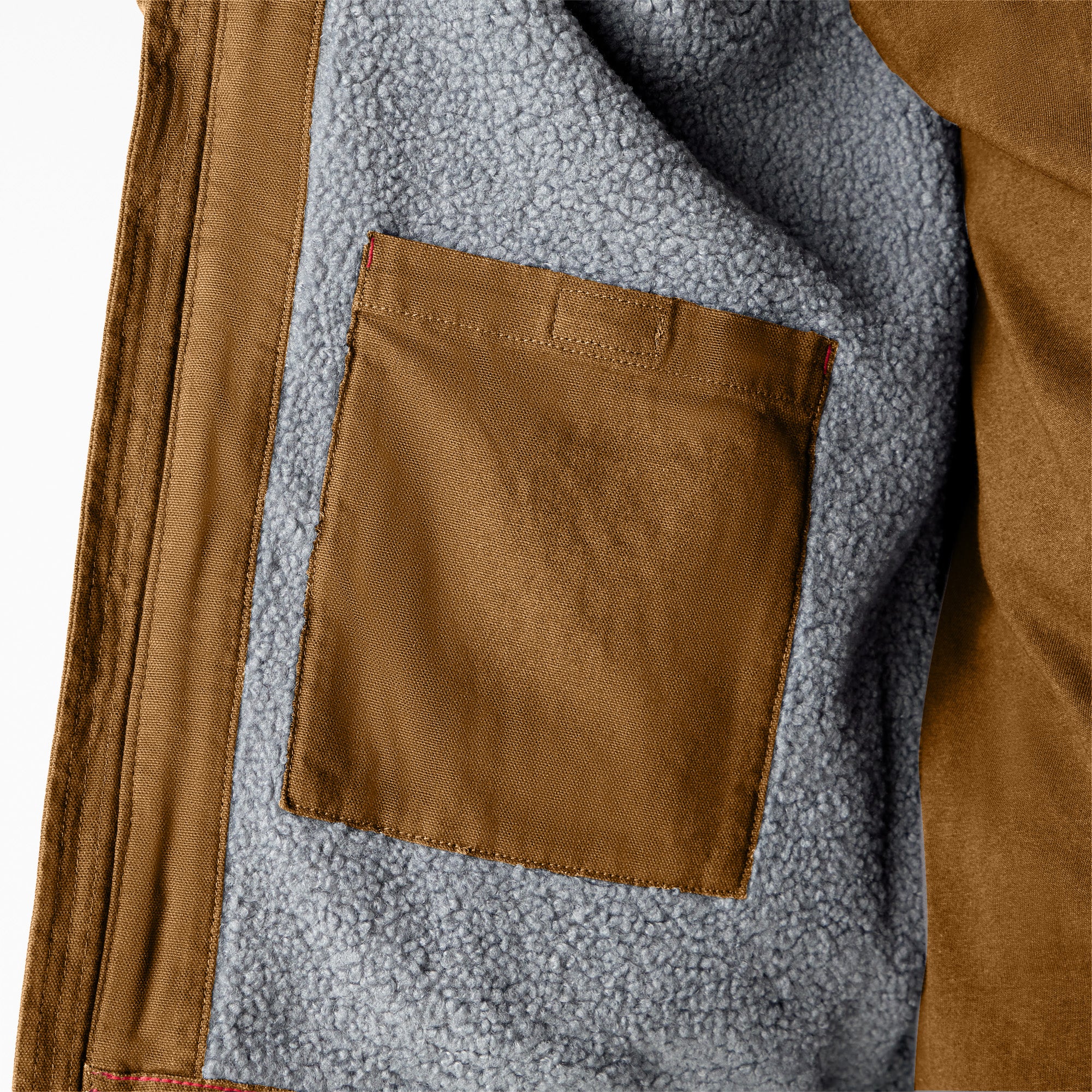 "Duck Canvas High Pile Fleece Lined Jacket"