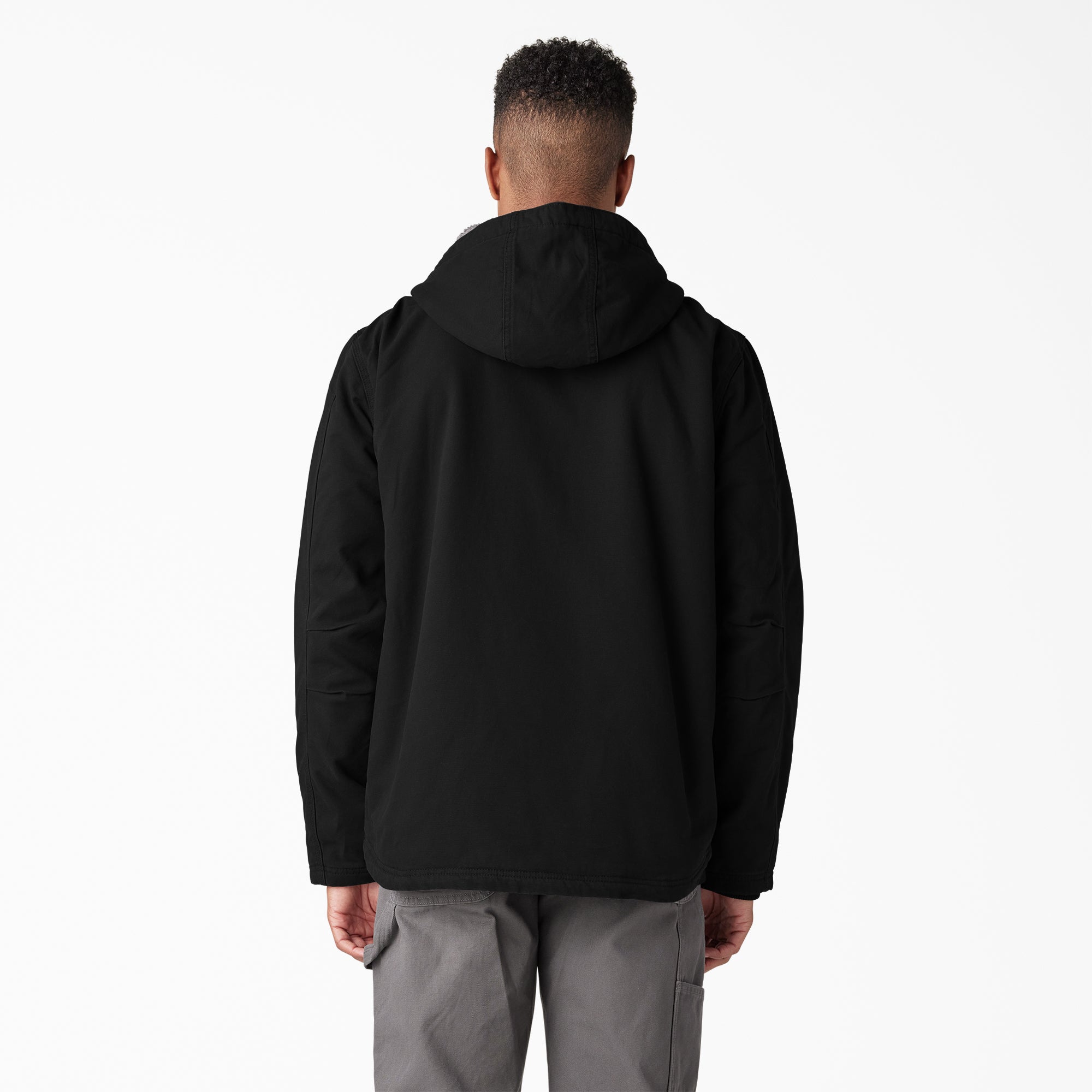 "Duck Canvas High Pile Fleece Lined Jacket"