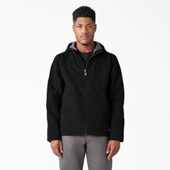 "Duck Canvas High Pile Fleece Lined Jacket"