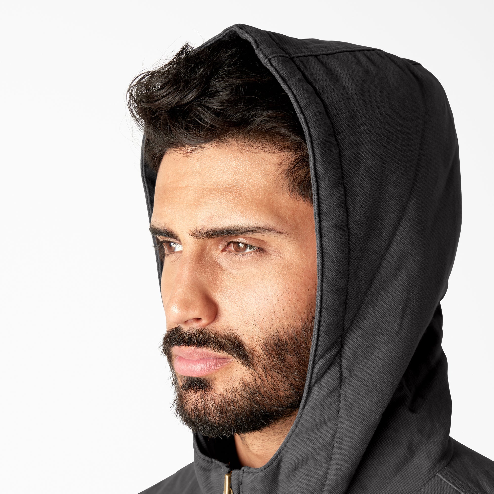 "Duck Canvas High Pile Fleece Lined Jacket"