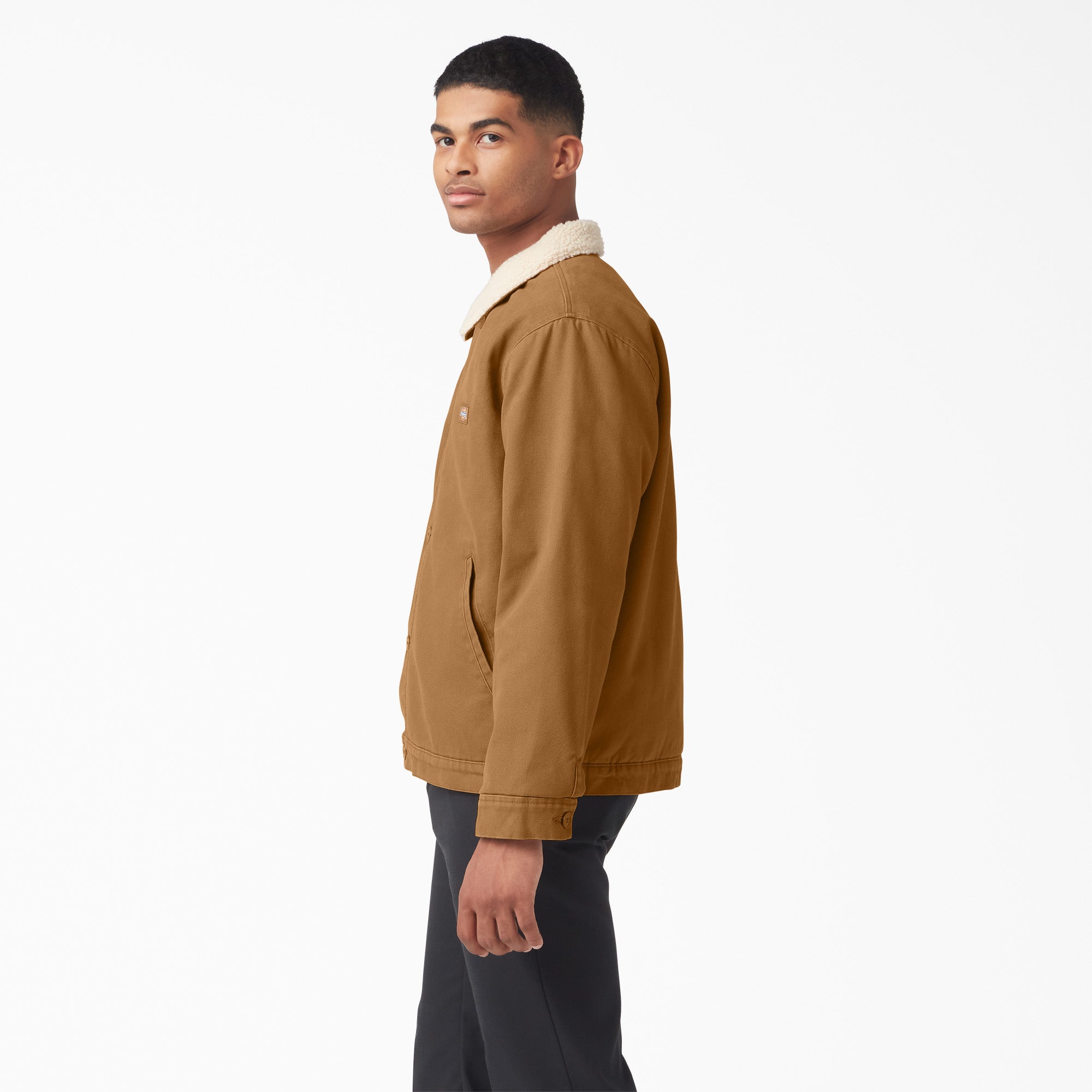 "Duck Canvas High Pile Fleece Jacket"