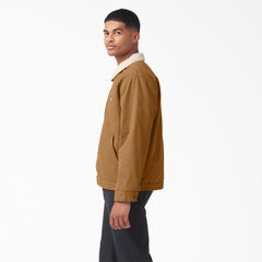"Duck Canvas High Pile Fleece Jacket"