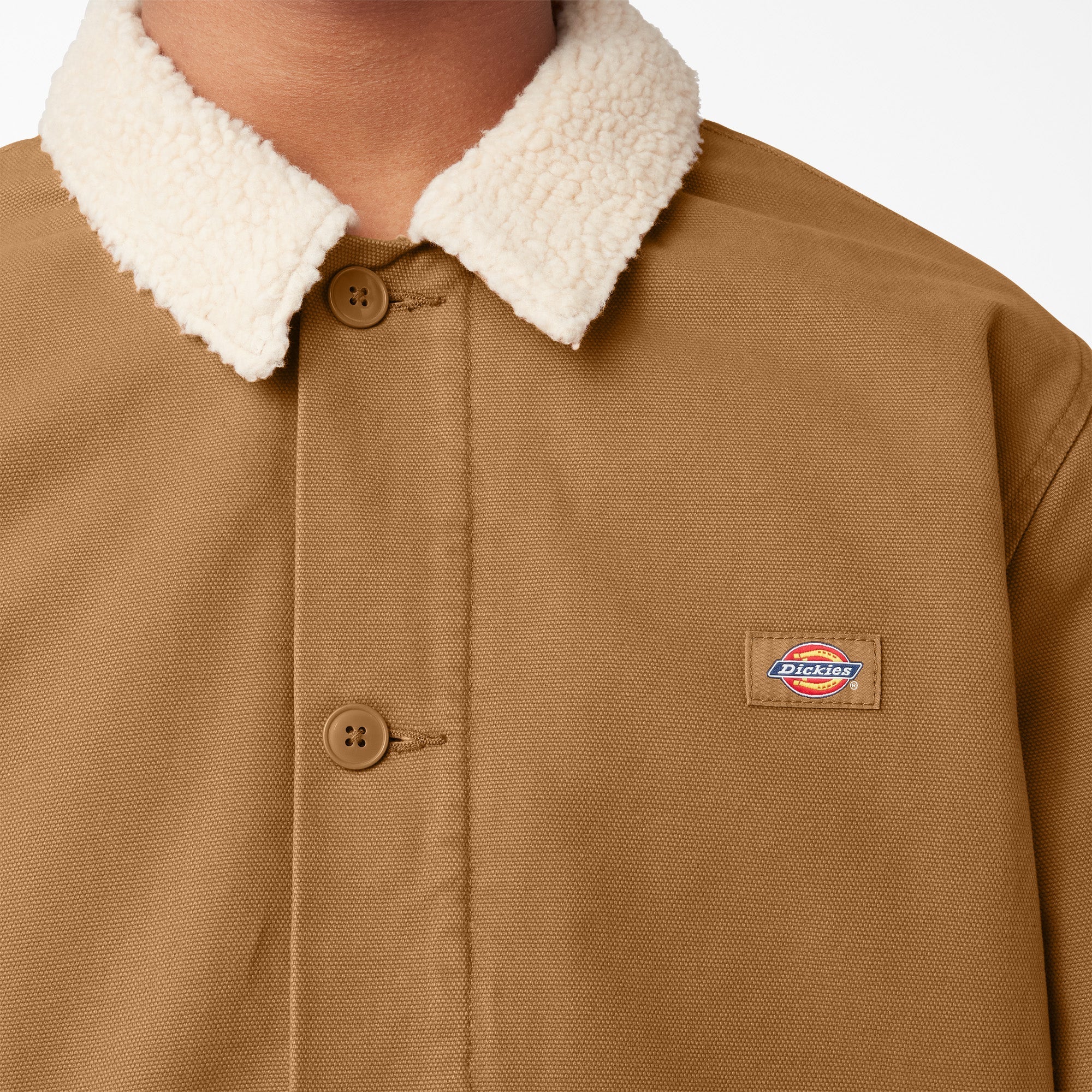 "Duck Canvas High Pile Fleece Jacket"