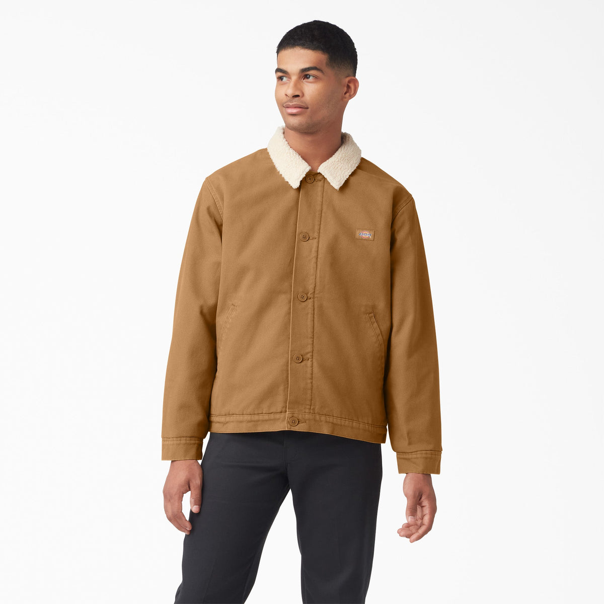 "Duck Canvas High Pile Fleece Jacket"