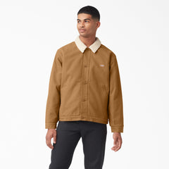 "Duck Canvas High Pile Fleece Jacket"