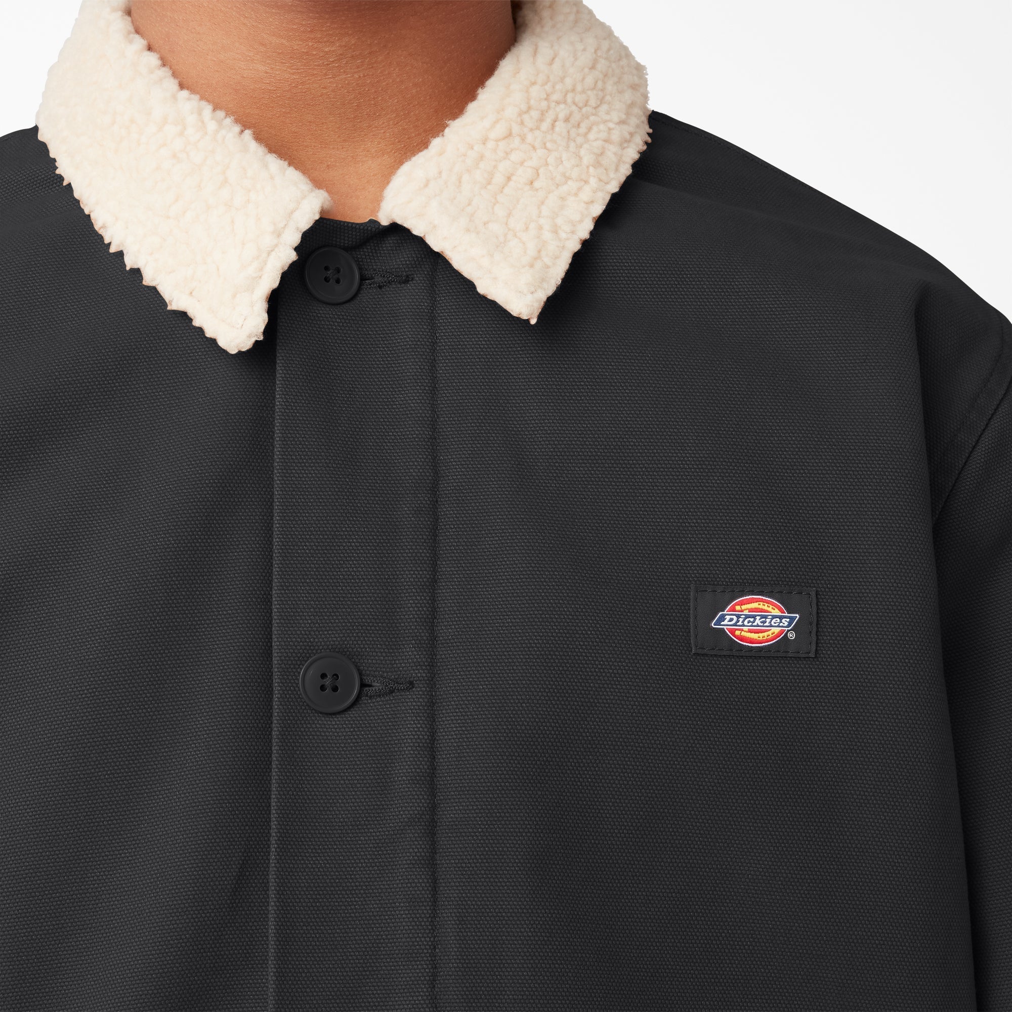 "Duck Canvas High Pile Fleece Jacket"