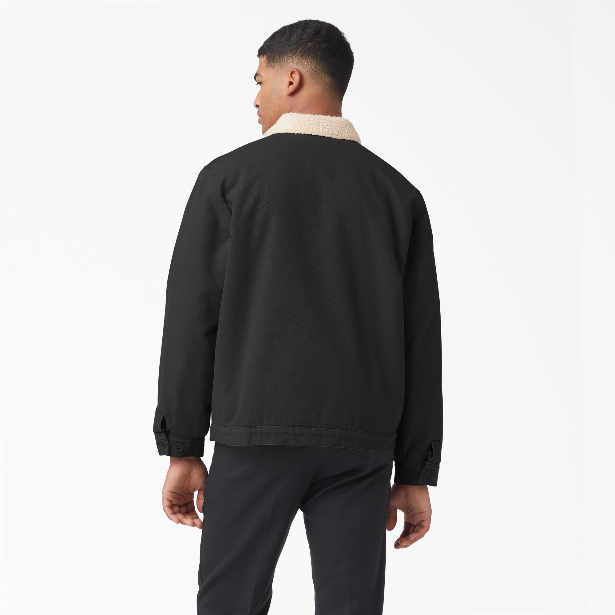 "Duck Canvas High Pile Fleece Jacket"