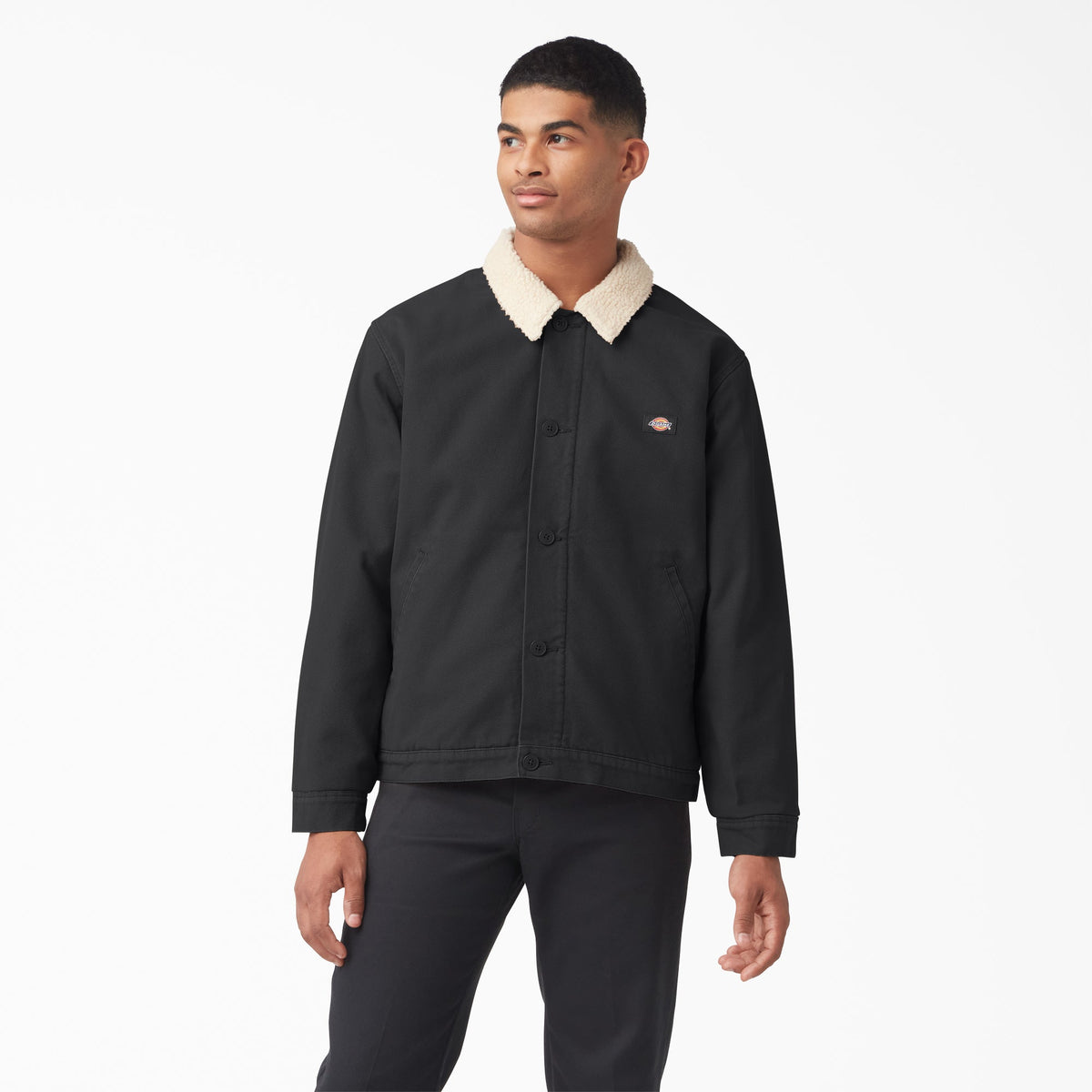 "Duck Canvas High Pile Fleece Jacket"