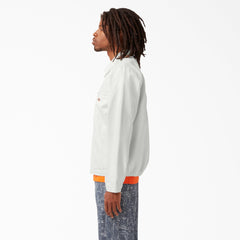 "Stonewashed Duck Unlined Eisenhower Jacket"